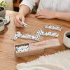 صندوق الدومينو خشبي لعبة ألعاب كلاسيكية details Picture